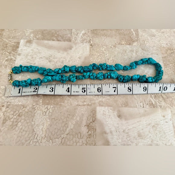 Tulum Turquoise Beaded Necklace - Picture 3 of 3